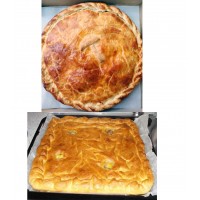 Пирог с брусникой и яблоком - 1.5 кг